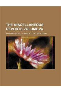 The Miscellaneous Reports Volume 24