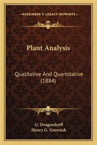 Plant Analysis