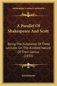 A Parallel Of Shakespeare And Scott