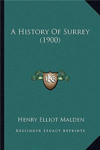 A History Of Surrey (1900)