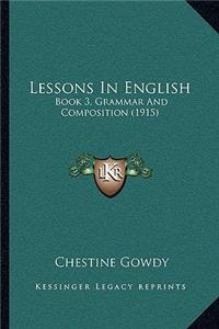 Lessons In English
