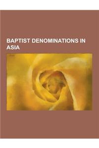 Baptist Denominations in Asia