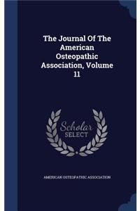 The Journal of the American Osteopathic Association, Volume 11