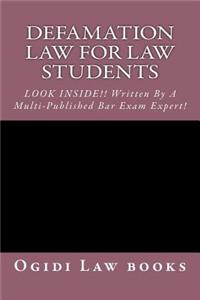 Defamation Law for Law Students