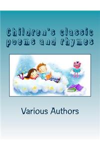 Children's classic poems and rhymes