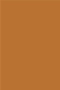 Journal Copper Brown Color Simple Plain Brown