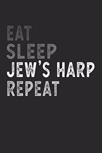 Eat Sleep Jew's harp Repeat Funny Musical Instrument Gift Idea