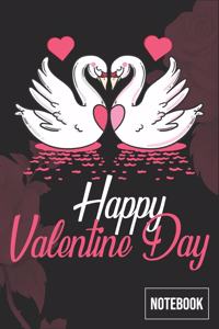 Happy Valentine Day gift notebook For duck lovers