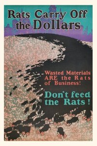 Vintage Journal Rats Carry Off the Dollars