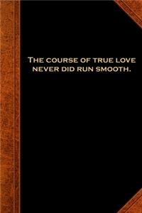 2020 Daily Planner Shakespeare Quote True Love Smooth 388 Pages