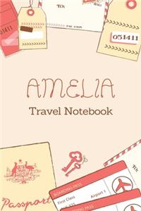 Amelia TRAVEL NOTEBOOK