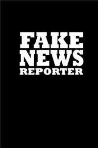 Fake news reporter