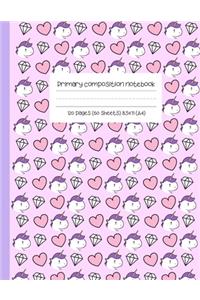 Primary composition notebook 120 pages / 60 sheets (8.5x11, A4)