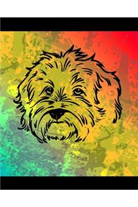 Bichon Frise Color Burst Notebook