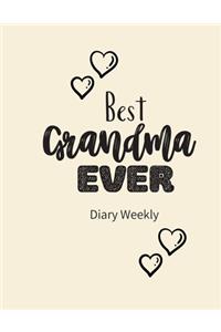 Best Grandma EVER Diary Weekly