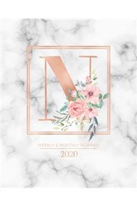 Weekly & Monthly Planner 2020 N