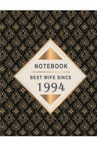 Notebook - Best Wife Since 1994