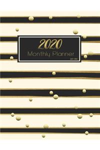 2020 monthly planner jan-dec