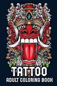 Tattoo Adult Coloring Book