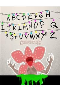 Stranger Things Are Happening with Christmas Lights Writing Notebook