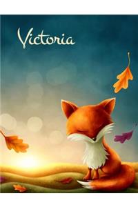Victoria: Personalized with Name, Journal, Notebook, Diary, 365 Lined Pages, Birthday, Christmas, Friendship Gifts for Women, Teens, Girls, Best Friend, Mom, Sister, Daughter, Grandma, Co-Worker, Book Size 8 1/2 X 11