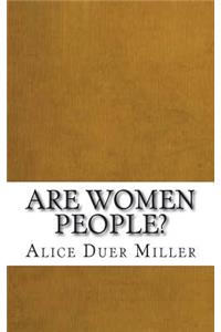 Are Women People?