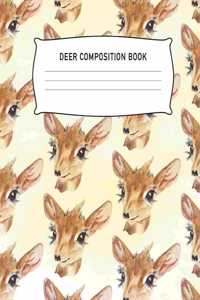 Deer Composition Book