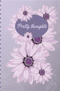Pretty Thoughts: 60 Blank Pages to Add Your Private Thoughts and Sketches.