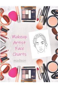 Mua Face Charts for Makeup Artist