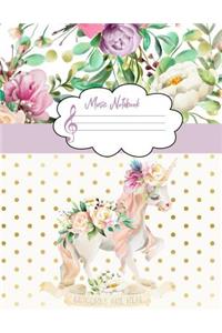 Music Notebook Unicorns Are Real