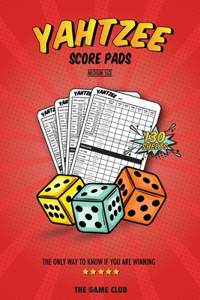 YAHTZEE Score Pads: 130 Sheets for Scorekeeping - Yahtzee Score Cards with Size 6 x 9 inches