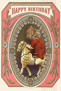Birthday Kitty - Greeting Cards, Pkg of 6
