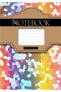 Notebook, Mosaic, 7 x 10, 50 Sheet