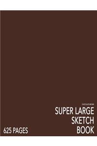 Chocolate Brown Super Large Sketchbook