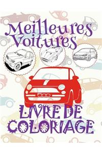 Meilleures Voitures Livre de Coloriage