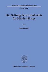 Die Geltung Der Grundrechte Fur Minderjahrige