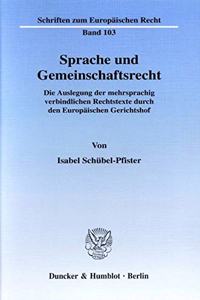 Sprache Und Gemeinschaftsrecht