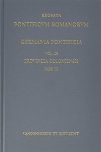 Germania Pontificia. Vol. IX