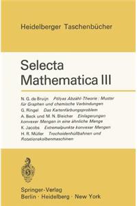 Selecta Mathematica III