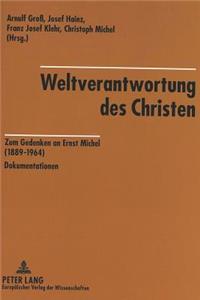 Weltverantwortung Des Christen