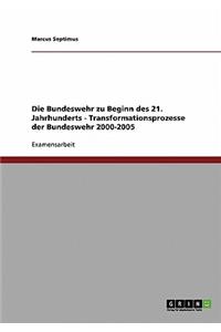 Bundeswehr zu Beginn des 21. Jahrhunderts. Transformationsprozesse der Bundeswehr 2000-2005
