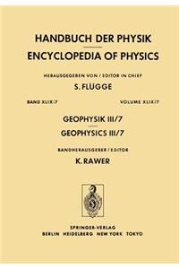 Geophysik III / Geophysics III