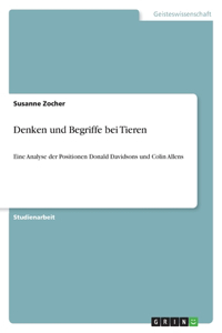 Denken und Begriffe bei Tieren