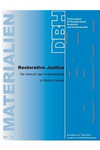 Restorative Justice