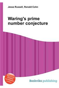 Waring's Prime Number Conjecture