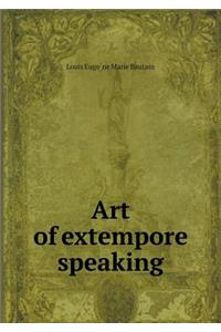 Art of Extempore Speaking