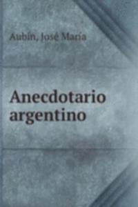 Anecdotario argentino