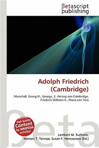 Adolph Friedrich (Cambridge)