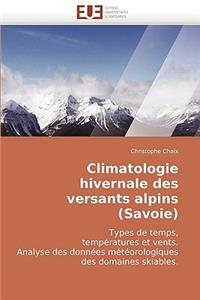 Climatologie hivernale des versants alpins (savoie)