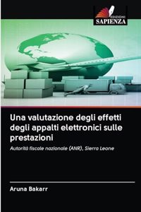 valutazione degli effetti degli appalti elettronici sulle prestazioni